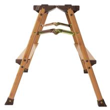 MULTIPURPOSE STEP STOOL MATALL DAT-KW2-90 2-STEP WOOD PATTERNED