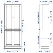 Display Cabinet with Plinth