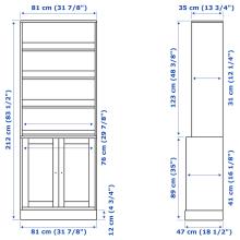 Display Cabinet with Plinth